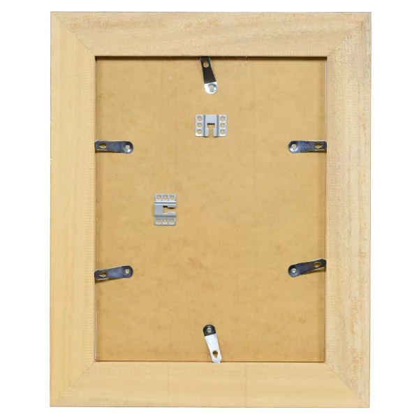 Cadre de style baroque Verdun sur mesure argent avec bordure en or | verre standard (2 mm)
