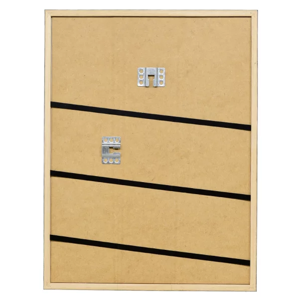 Cadre en bois Moulins sur mesure noir | verre standard (2 mm)
