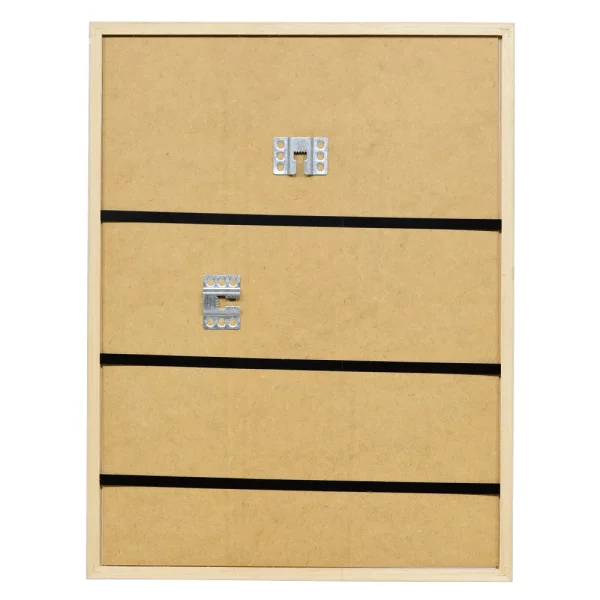 Cadre en bois Moulins sur mesure blanc | verre standard (2 mm)