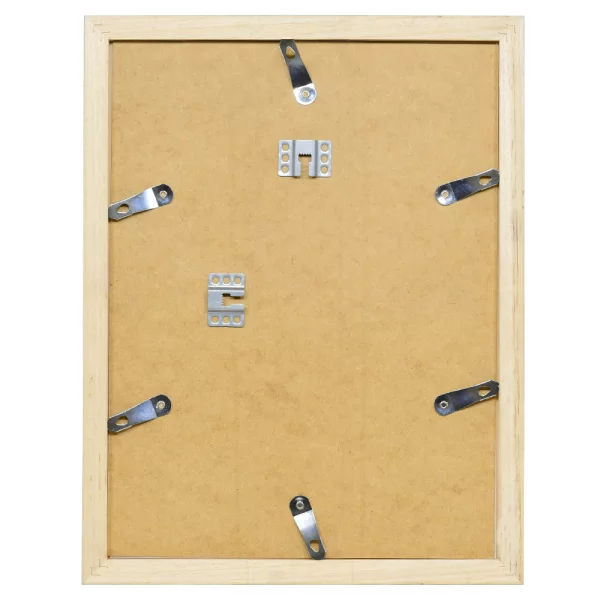 Cadre en bois Périgueux sur mesure argent | verre standard (2 mm)