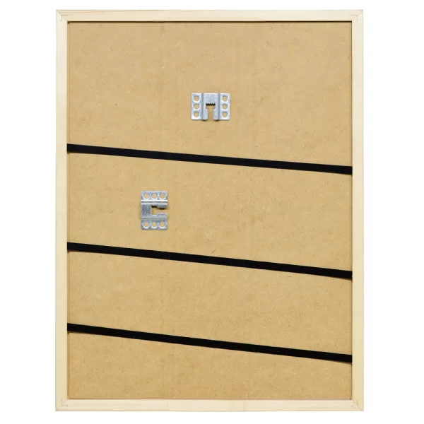 Holz-Bilderrahmen Drancy Sonderzuschnitt natur | Normalglas (2 mm)