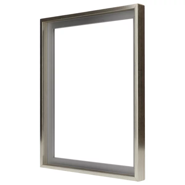 Schattenfugenrahmen Eclipse 21x29,7 cm (A4) | Antiksilber | Leerrahmen (ohne Glas und Rückwand)