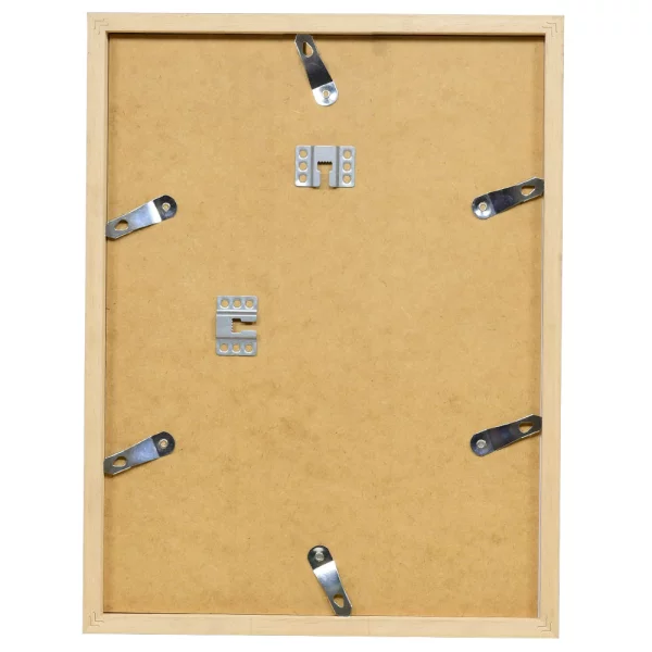 Cadre en bois Figari sur mesure blanc | verre standard (2 mm)