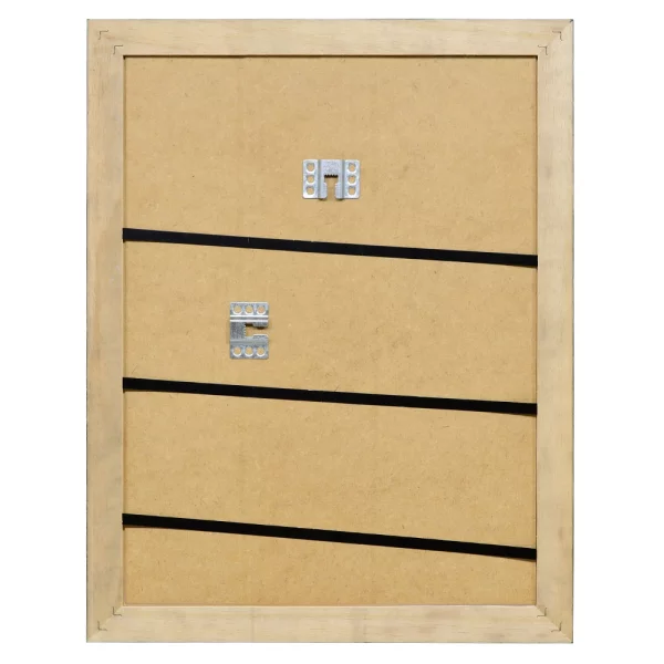 Cadre en bois Autun sur mesure noir | verre standard (2 mm)