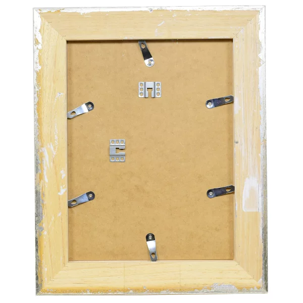 Barock Bilderrahmen Orsay 25x70 cm | silber | Normalglas (2 mm)