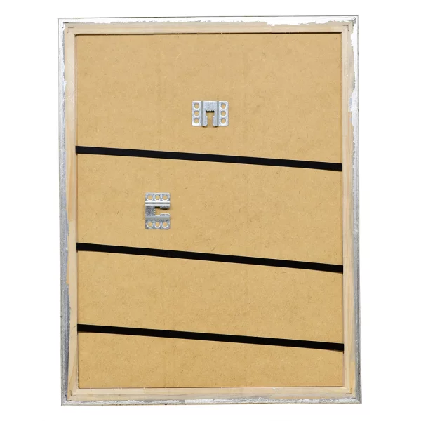 Barock Bilderrahmen Boulay Maßanfertigung silber | Normalglas (2 mm)