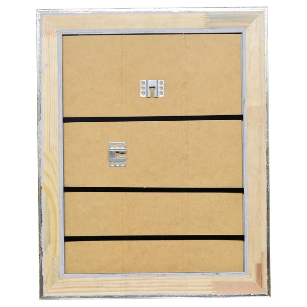 Barock Bilderrahmen Boulay breit 30x30 cm | schwarz | Normalglas (2 mm)