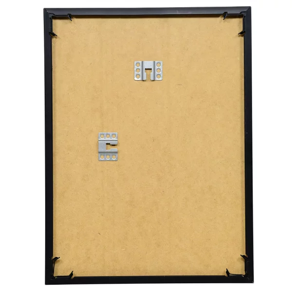 Cadre en plastique ART sur mesure noir | verre standard (2 mm)
