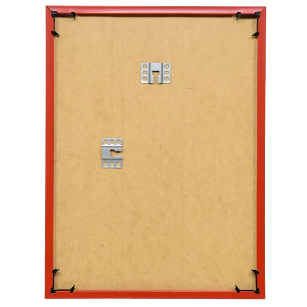 Kunststoff Bilderrahmen ART 30x40 cm | Rot | Normalglas (2 mm)