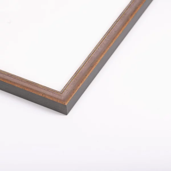 Holz Bilderrahmen Thüringen 10x10 cm | Braun | Normalglas (2 mm)