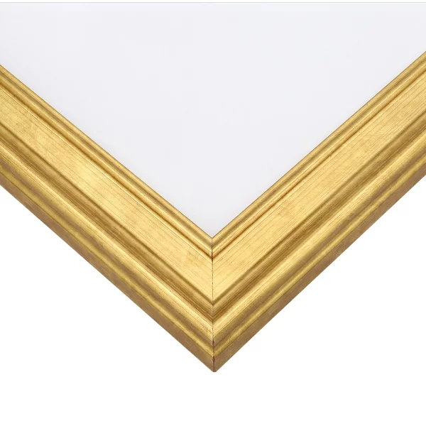 Cadre en bois Brême 18x24 cm | or | verre standard (2 mm)