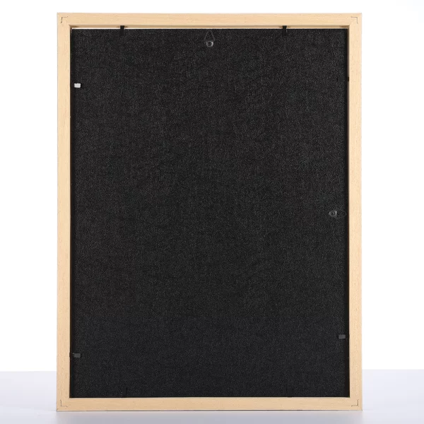 Holz Bilderrahmen Frankfurt 10,5x14,8 cm (A6) | Schwarz | Normalglas (2 mm)