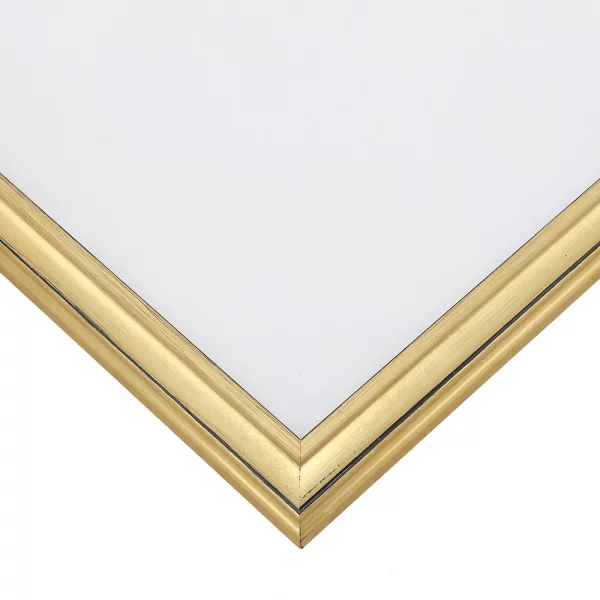 Cadre en bois Saxe Anhalt 60x70 cm | or | verre acrylique UV 90 (3 mm)