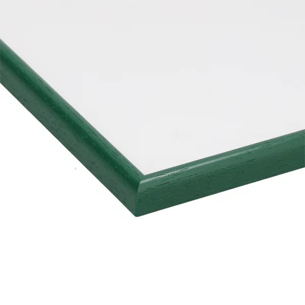 Cadre en bois Hesse 5x5 cm | vert herbe | verre standard (2 mm)