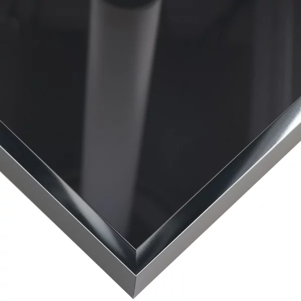 Alu-Bilderrahmen Profil alpha 21x29,7 cm (A4) | Dunkelgrau glanz | Normalglas (2 mm)