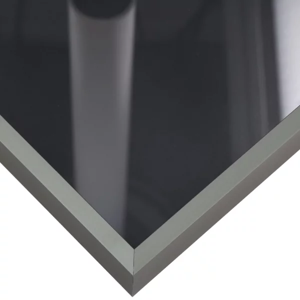 Alu-Bilderrahmen Profil alpha 21x29,7 cm (A4) | Platin | Normalglas (2 mm)