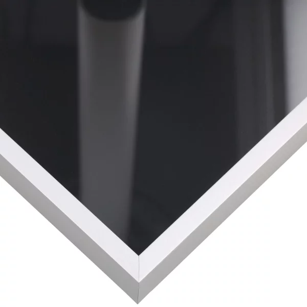 Alu-Bilderrahmen Profil alpha 21x29,7 cm (A4) | Silber matt | Normalglas (2 mm)