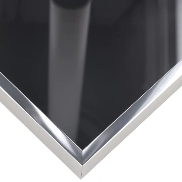 Alu-Bilderrahmen Profil alpha 21x29,7 cm (A4) | Silber | Normalglas (2 mm)