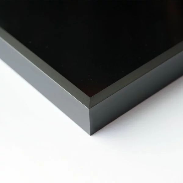 Alu-Bilderrahmen Profil Alpha nach Maß Platin | Normalglas (2 mm)