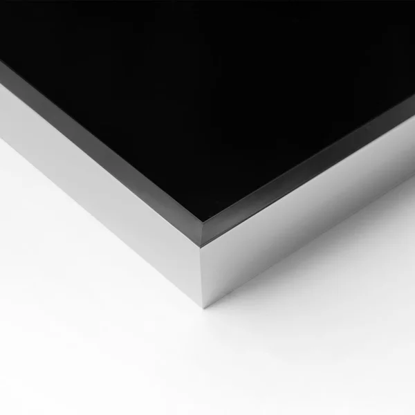 Cadre en aluminium profil alpha 21x29,7 cm (A4) | argent | verre standard (2 mm)