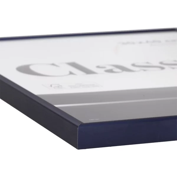 Alu-Bilderrahmen Classic 18x24 cm | Blu | Normalglas (2 mm)