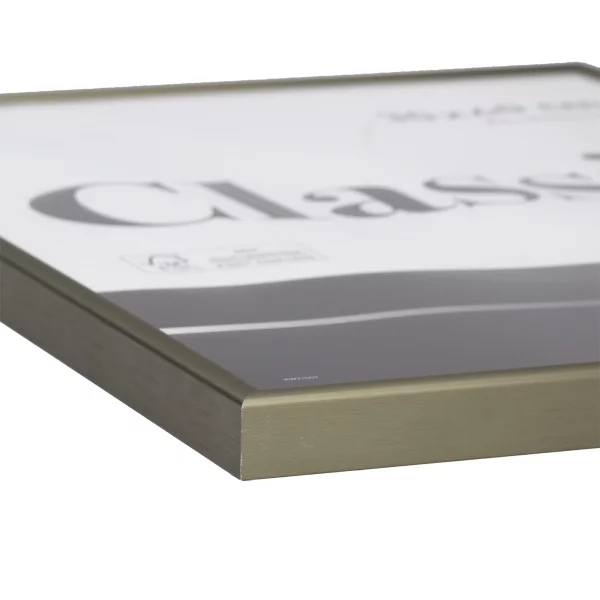 Alu-Bilderrahmen Classic 18x24 cm | Champagner | Normalglas (2 mm)