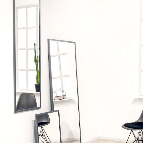 Wandspiegel Star - 50x150 cm 50x150 cm | Struktur Grau | Spiegel (2 mm)