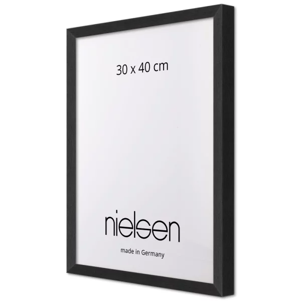 Cornice in legno Loft 15 21x29,7 cm (A4) | antracite | Specchio (2 mm)