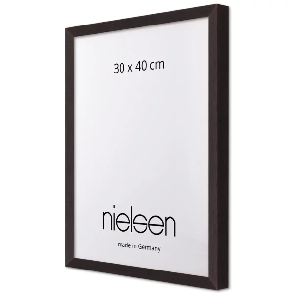 Cadre en bois coupe sur mesure, Loft 15 wengé | verre standard (2 mm)