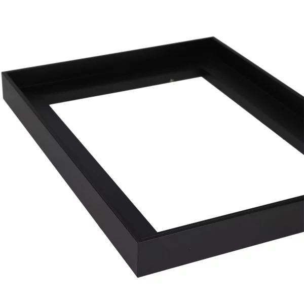 Schattenfugenrahmen Floater I 13x18 cm | Schwarz matt | Leerrahmen (ohne Glas und Rückwand)