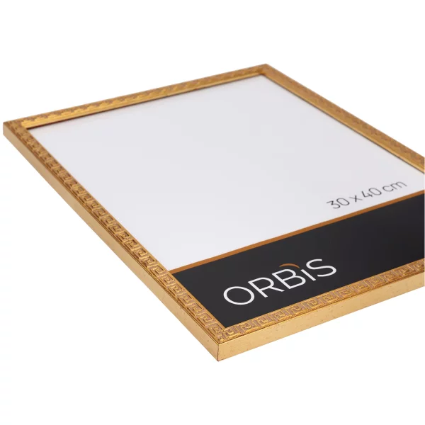 Bilderrahmen Sylvia nach Mass Gold | Normalglas (2 mm)