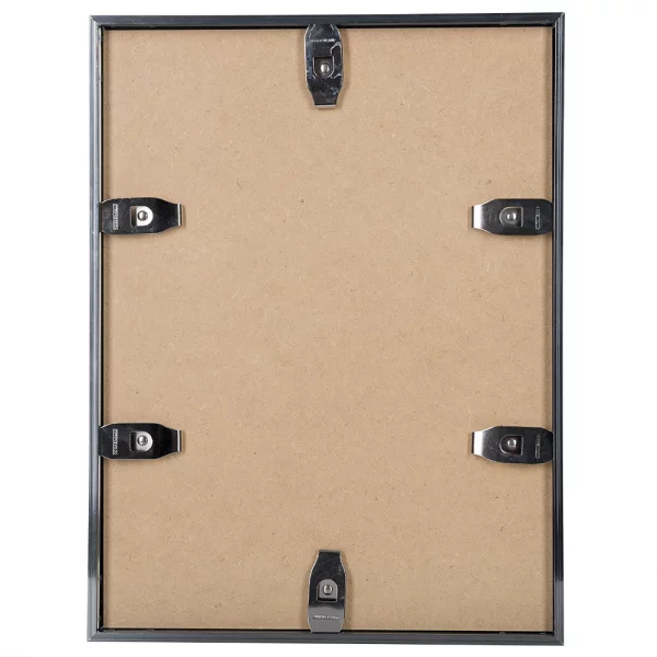 Alu Bilderrahmen Profil R 100x100 cm | platin glänzend | Normalglas (3 mm)