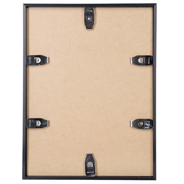 Cadre en aluminium Profil K - sur mesure noir | verre en acrylique antiflet (3 mm)