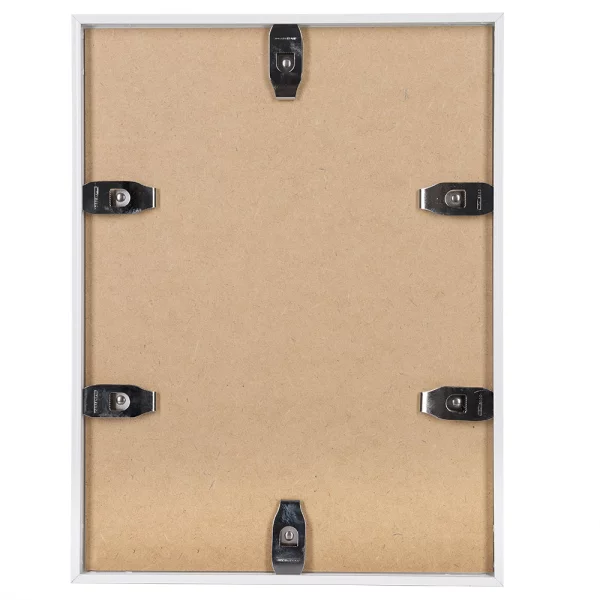 Cadre en aluminium Profil K - sur mesure blanc | verre en acrylique antiflet (3 mm)