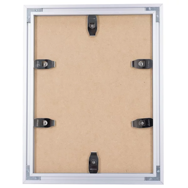 Cadre en aluminium Profil B 21x29,7 cm (A4) | argent mat | verre standard (3 mm)
