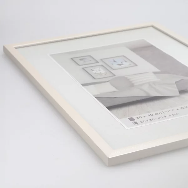Cadre en plastique Construction 10x15 cm | blanc | verre standard (2 mm)