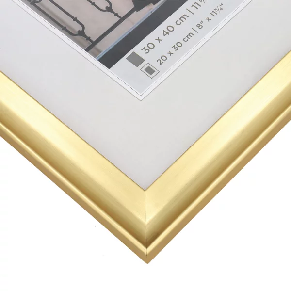 Cadre en plastique Venise 13x18 cm | or | verre standard (2 mm)