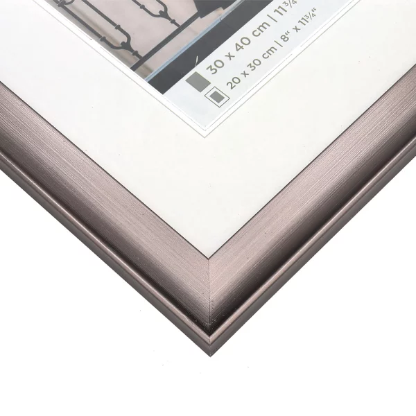 Cadre en plastique Venise 13x18 cm | acier | verre standard (2 mm)