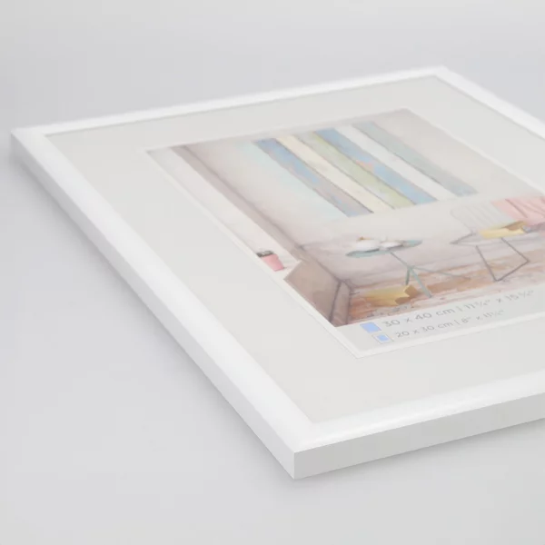 Cadre en plastique Trendstyle 10x15 cm | blanc | verre standard (2 mm)