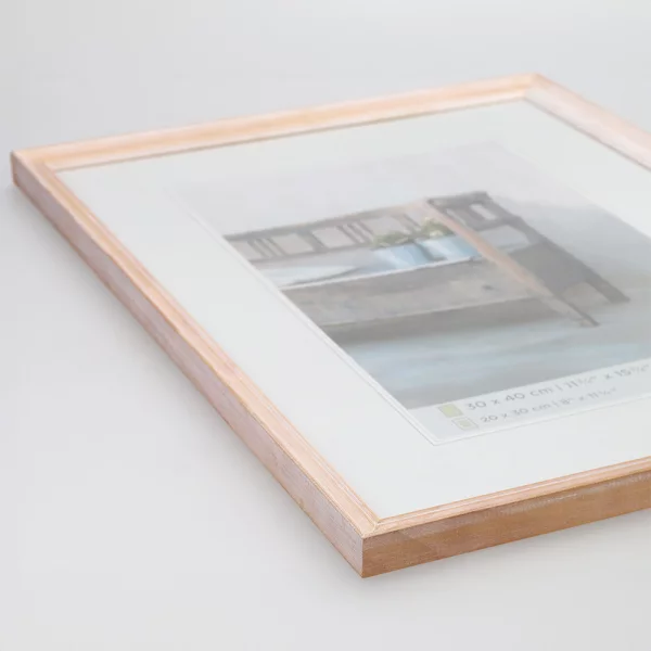 Cadre en bois Bench 10x15 cm | brun | verre standard (2 mm)