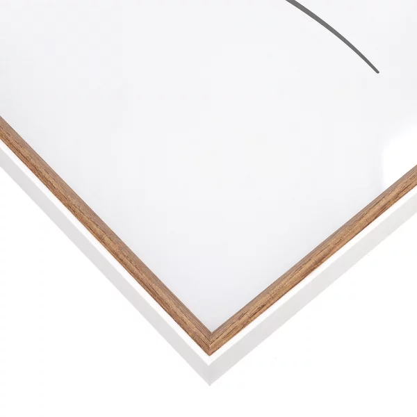 Cadre en bois (MDF) Silhouette 20x30 cm | naturel | verre standard (2 mm)