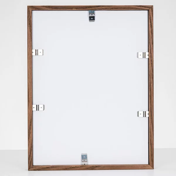 Cadre en bois Jasmund 9x9 cm | frêne foncé | verre standard