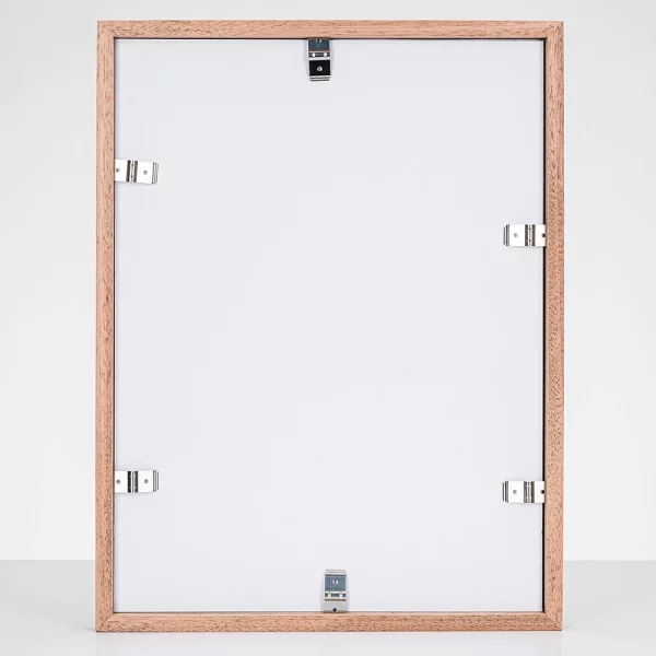 Cadre en bois Jasmund 9x9 cm | acajou | verre standard