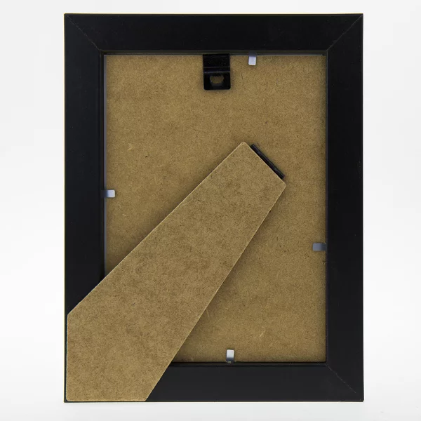 Holz Bilderrahmen Nelson 10x15 cm | Schwarz | Normalglas (2 mm)