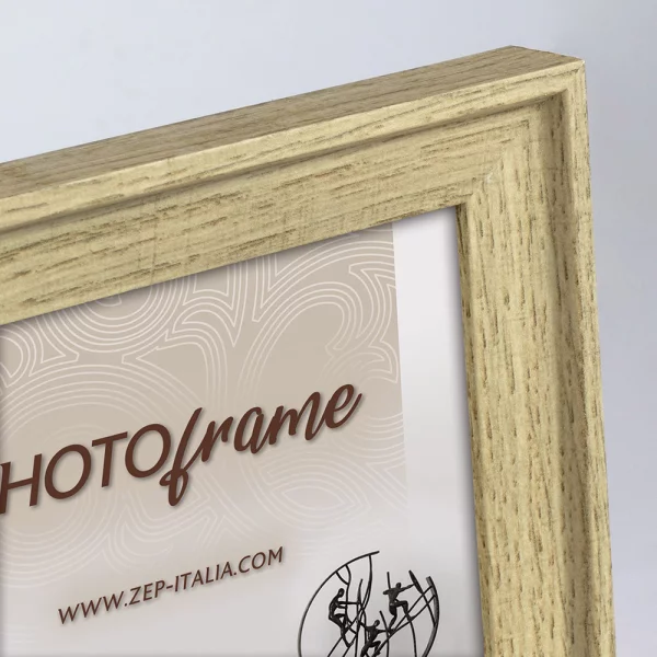 Kunststoff Bilderrahmen Torino 13x18 cm | Braun | Normalglas (2 mm)