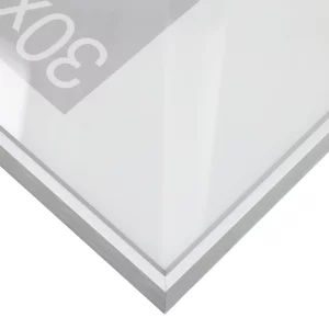 Alu-Bilderrahmen Mizar 24x30 cm | Natur matt | Normalglas (2 mm)