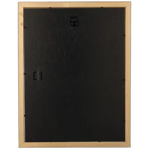 Holz-Bilderrahmen Artera nach Maß schwarz/gold | Normalglas (2 mm)