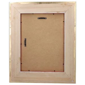Holz-Bilderrahmen Hirste 60x60 cm | Gold | Museumsglas UV 70 entspiegelt