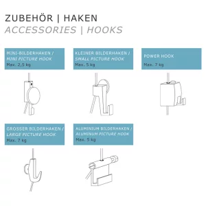 Galerieschiene Economy OHNE Zubehör 2 m | Weiß matt