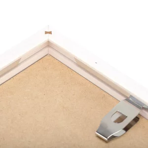 Holz-Bilderrahmen aus Buche / Ahorn nach Maß Ahorn weiß lasiert | Normalglas (3 mm)